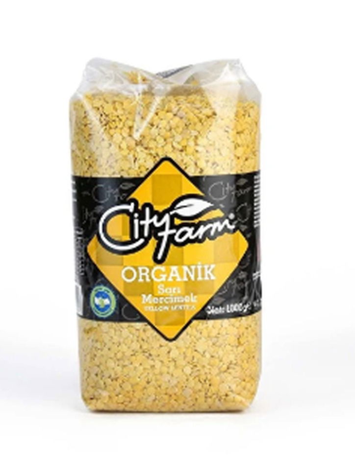 CİTY FARM ORGANIK SARI MERCİMEK 1KG